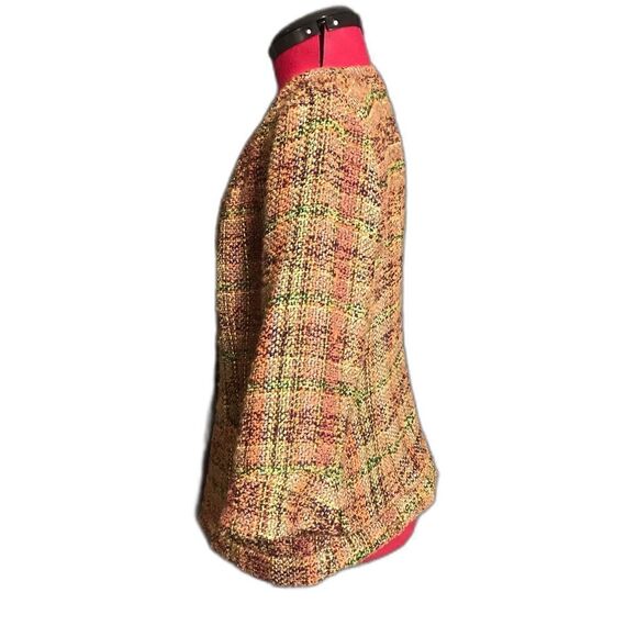 Coldwater Creek Blazer Women’s Size 12 Multi-Colored Tweed 3/4 Sleeve - Picture 3 of 8